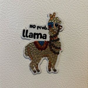 Colorful Llama Magnet